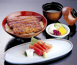 写真：並うな丼定食